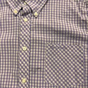 Purple Checkered Ben Sherman Button Down
